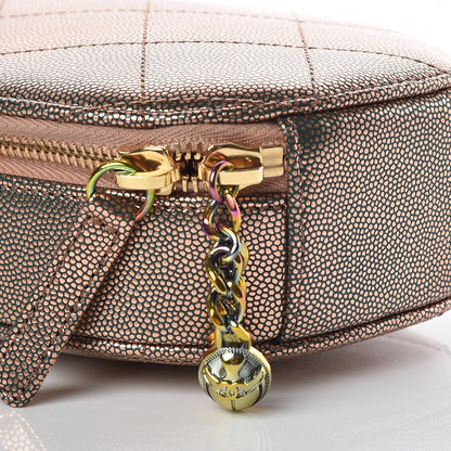 Chanel Metallic Caviar Quilted Camera Case Copper 5 of 11