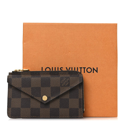 Louis Vuitton Damier Ebene Recto Verso Card Holder Rose Ballerine 8 of 8