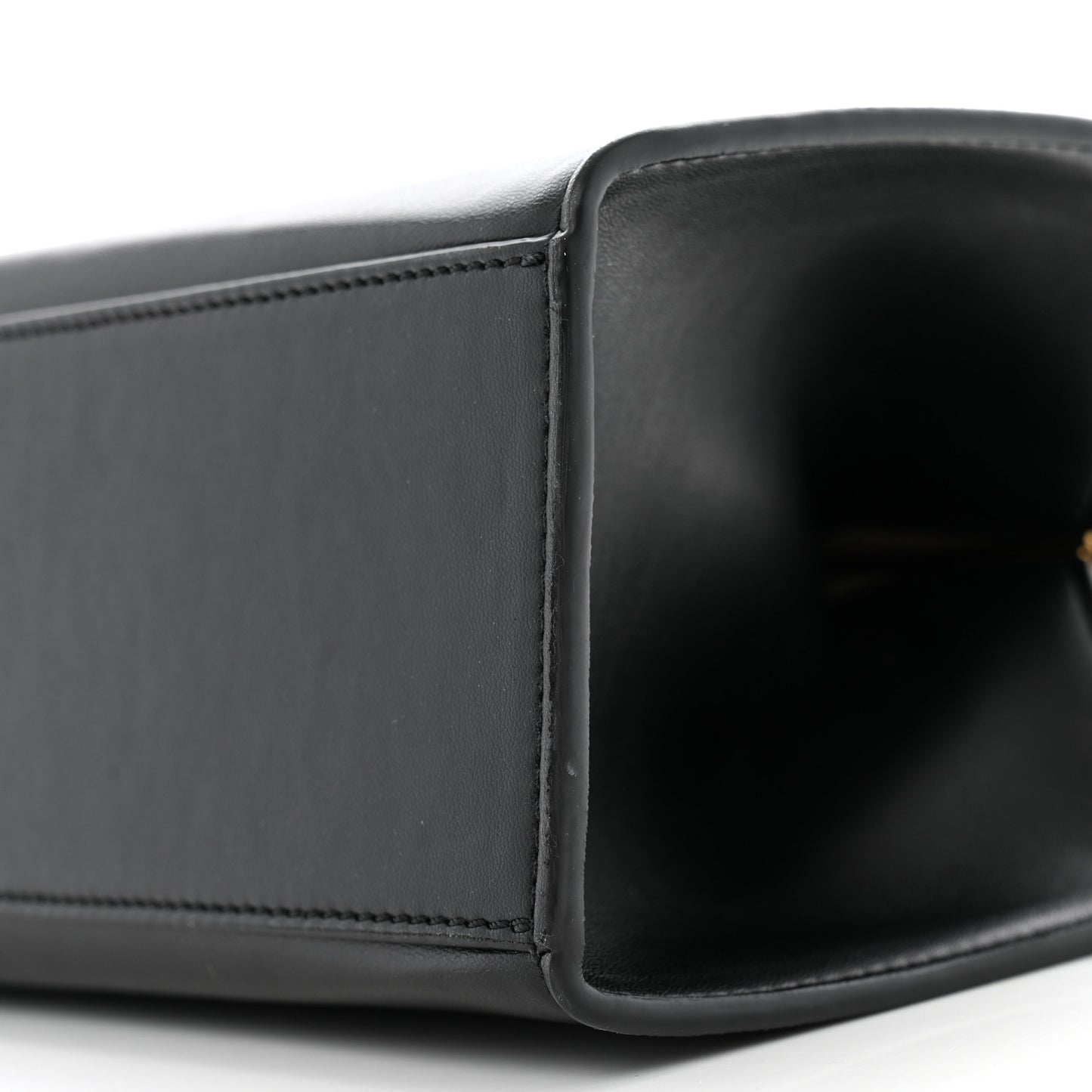 Eco Alter Nappa Small Chunky Chain Bag Black