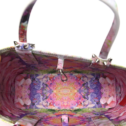 Christian Louboutin CHRISTIAN LOUBOUTIN Calfskin Mini Paris Blooming Cabata Tote 5 of 9