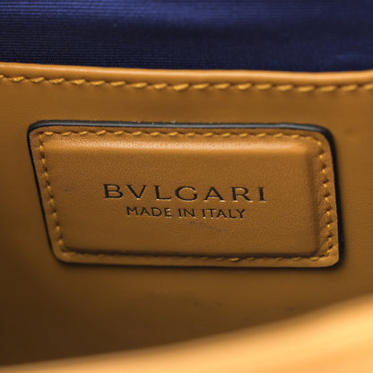 Bulgari Calfskin Small Serpenti Forever Snake Strap Crossbody Bag Dark Yellow 7 of 12