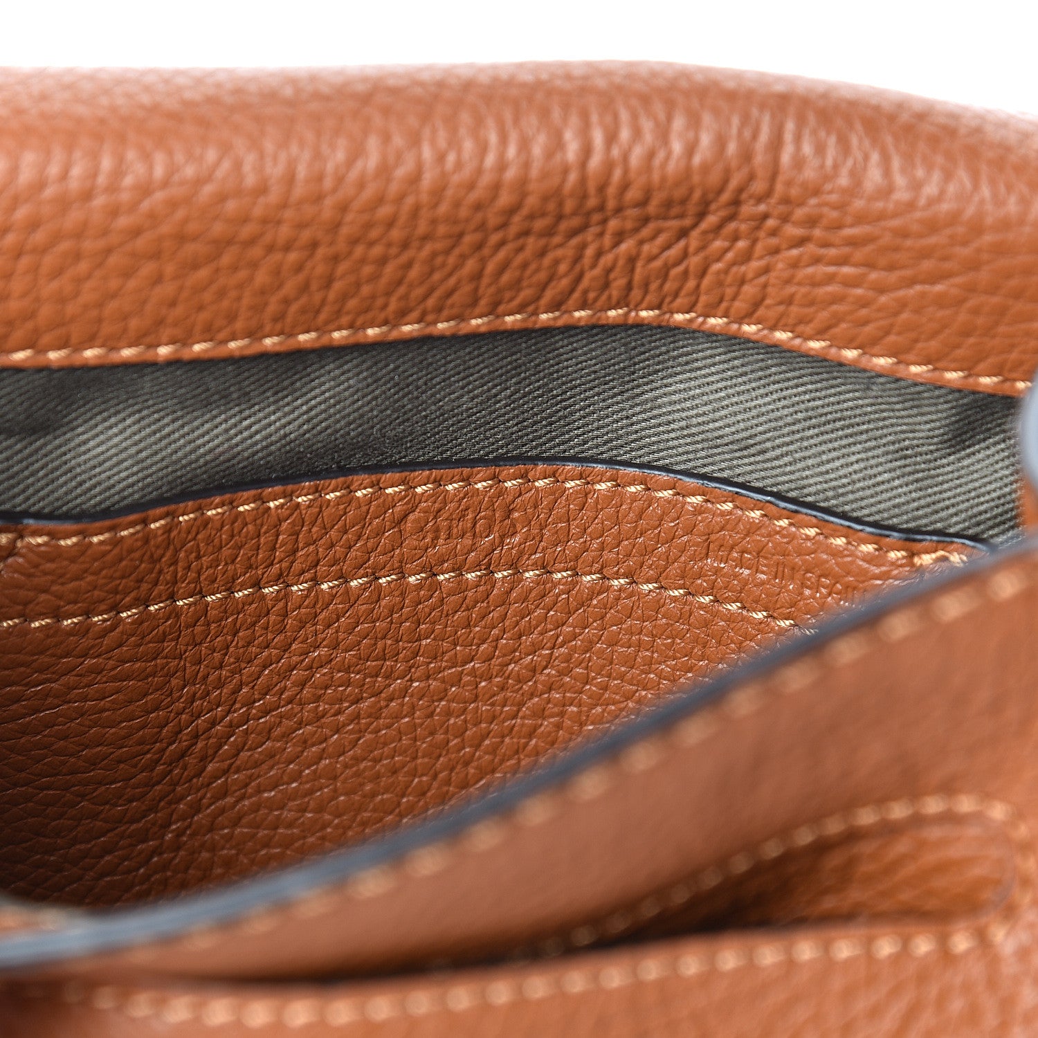 Chloe Calfskin Mini Marcie Round Crossbody Bag Tan 6 of 11