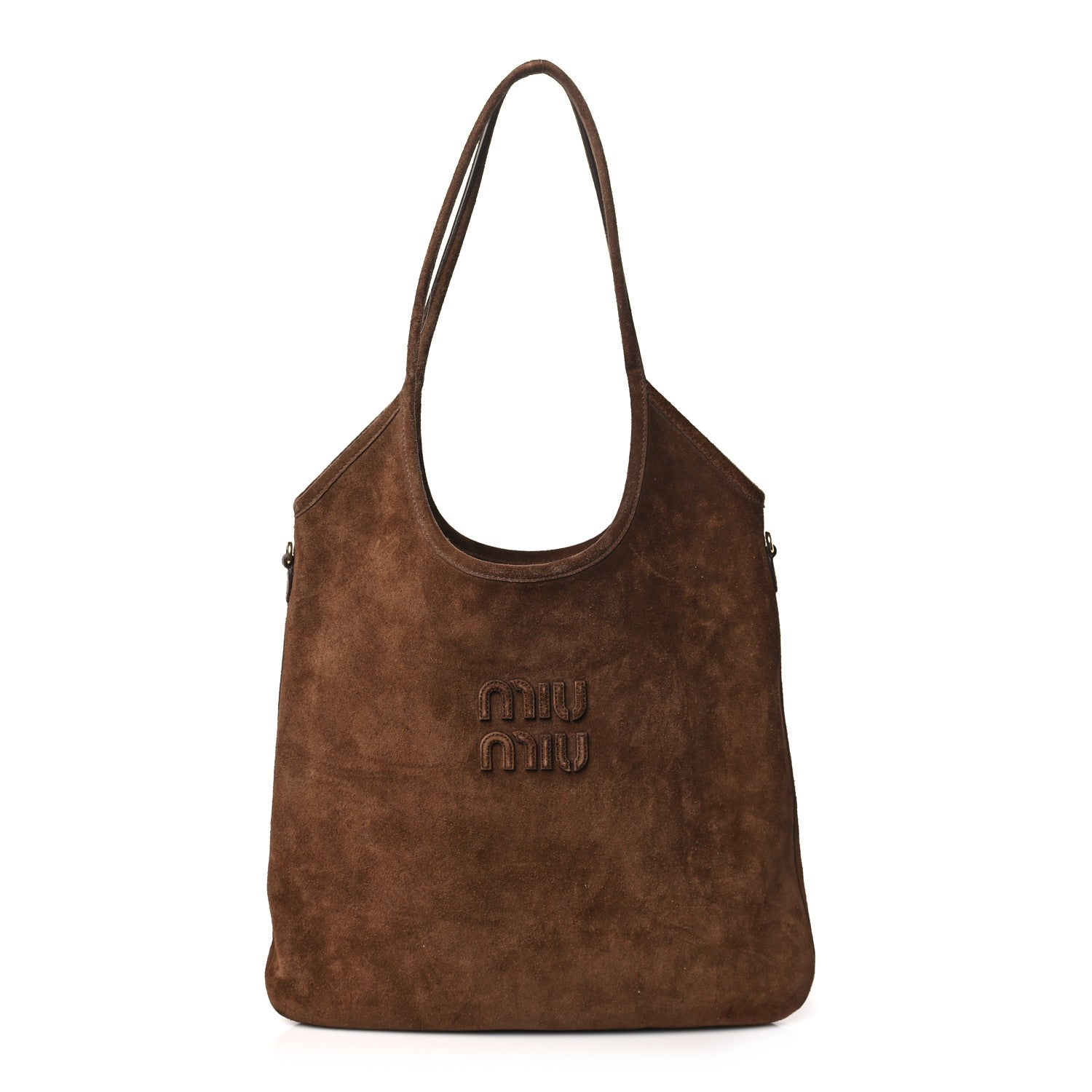Miu Miu Camoscio Ivy Tote Cacao 1 of 9
