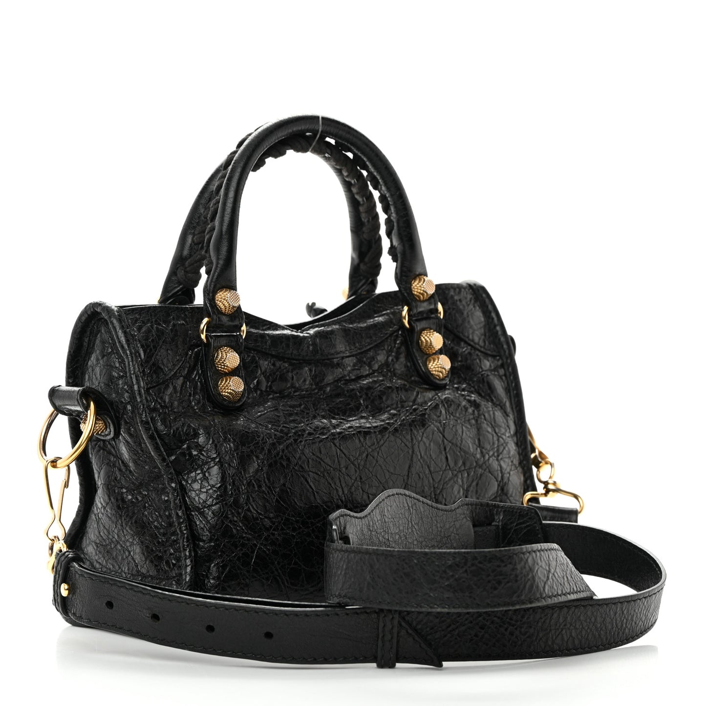 Agneau Giant 12 Gold Hardware Mini City Black