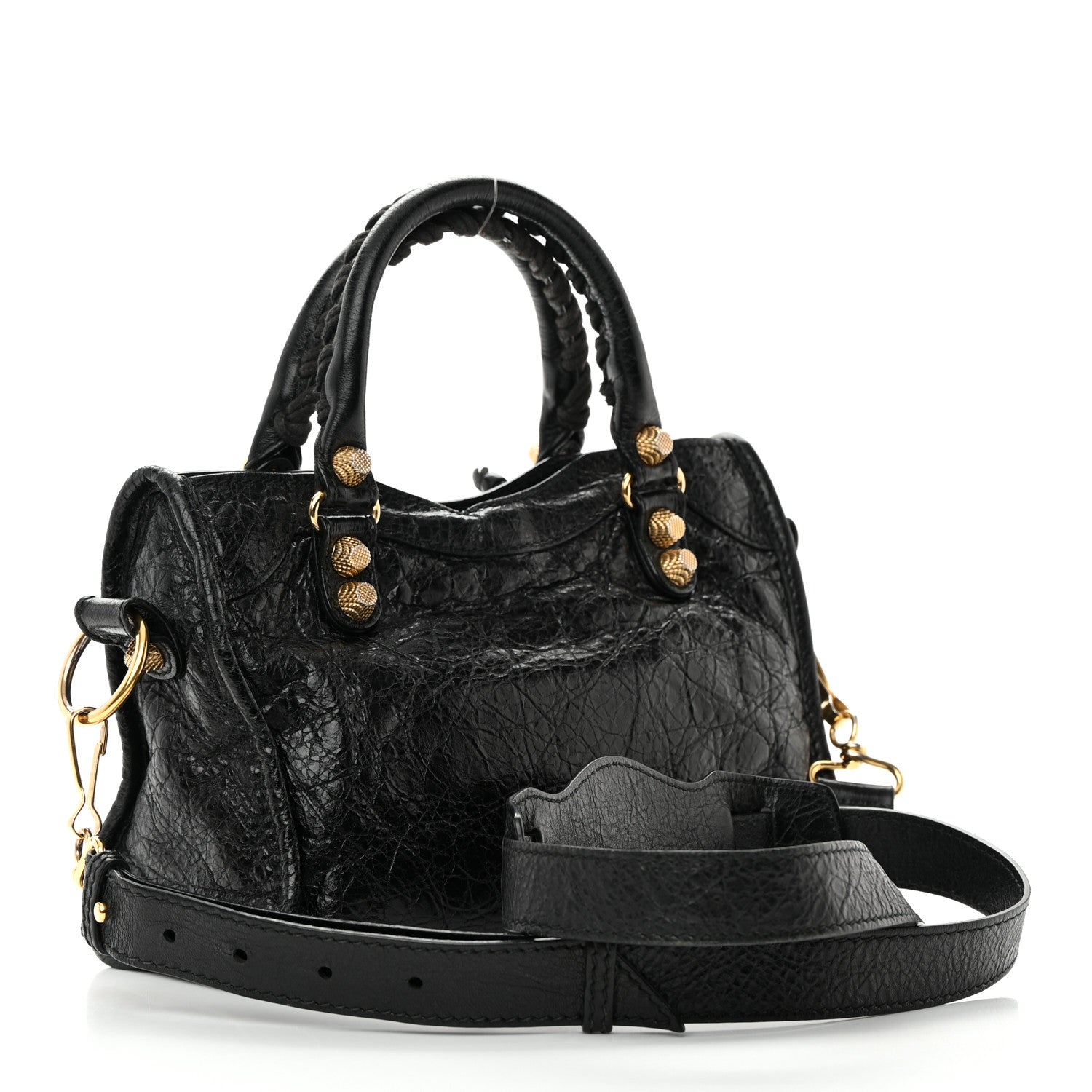 Balenciaga Agneau Giant 12 Gold Hardware Mini City Black 3 of 20