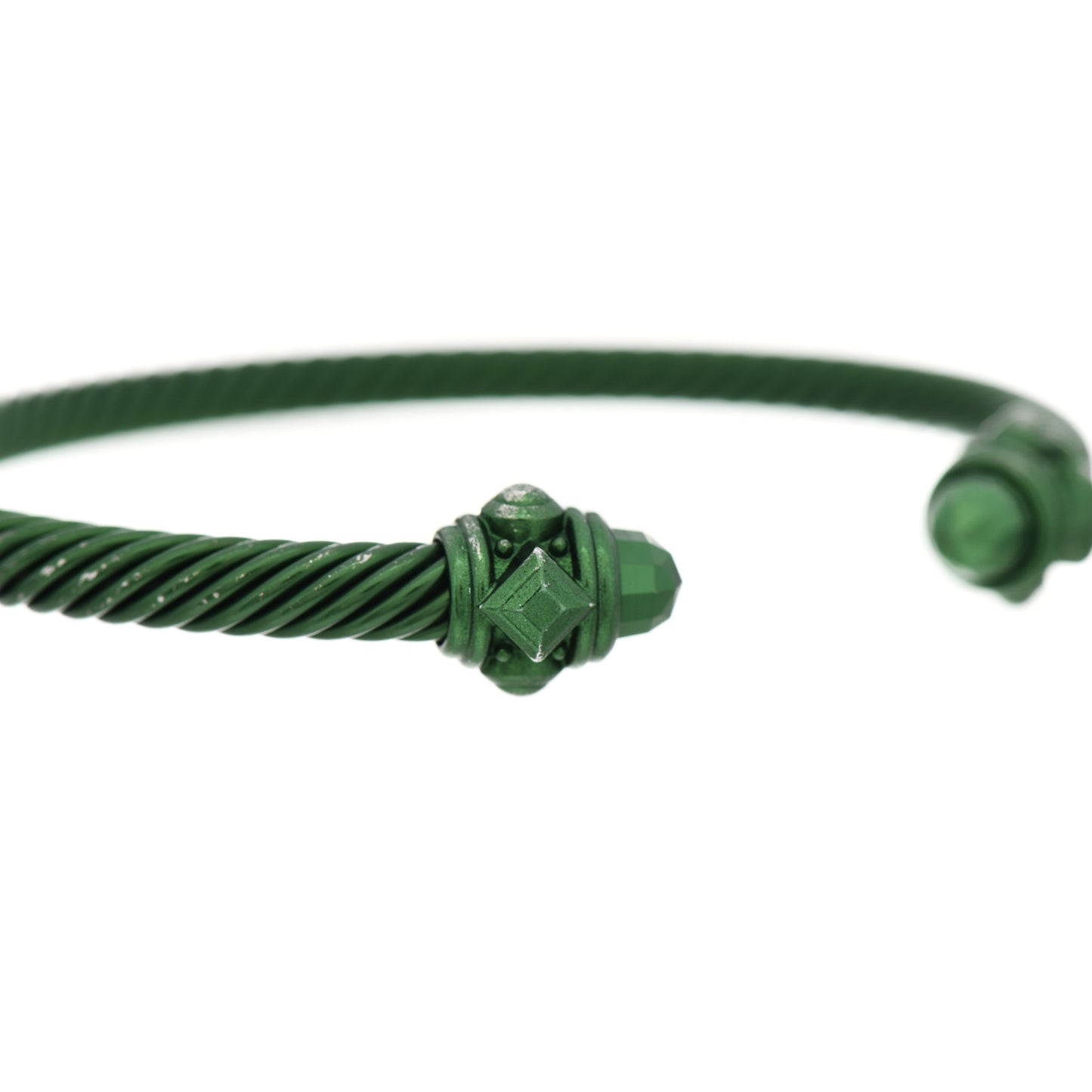 Aluminum 5mm Renaissance Bracelet Green