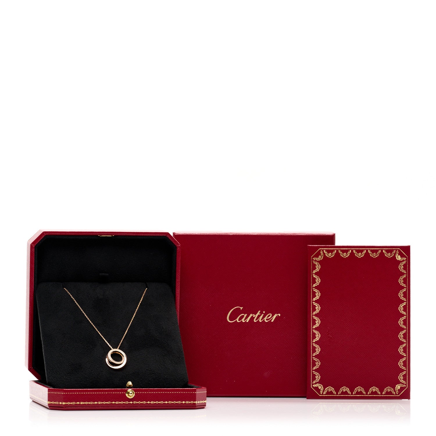 Cartier 18K Pink Gold Diamond Etincelle De Cartier Pendant Necklace 6 of 6