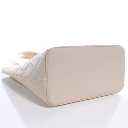 Chanel Caviar Quilted Medallion Tote Light Beige 4 of 7