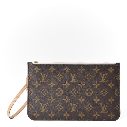 Louis Vuitton Monogram Neverfull MM GM Pochette Rose Ballerine 1 of 9