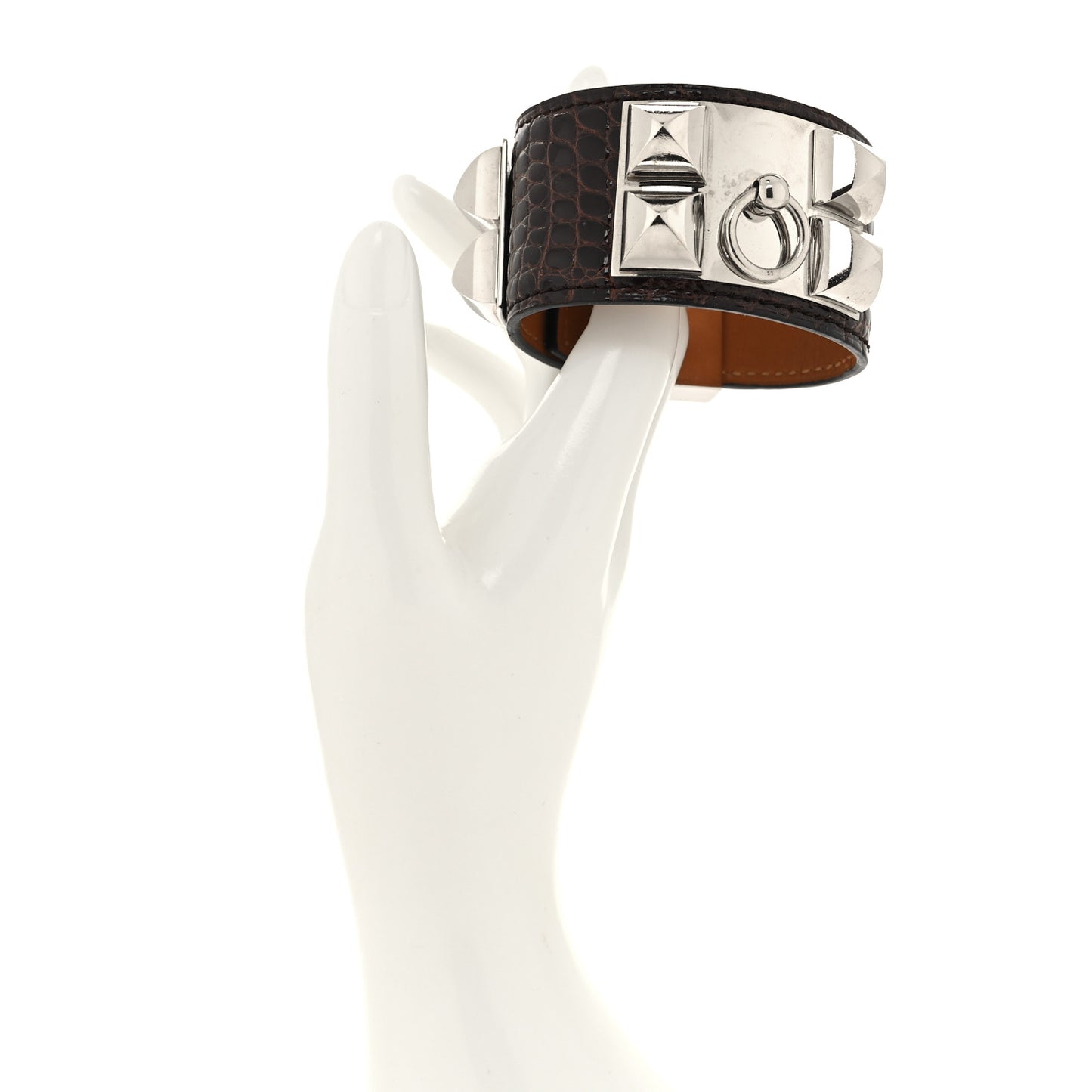 Shiny Alligator Collier De Chien CDC Bracelet S Ebene
