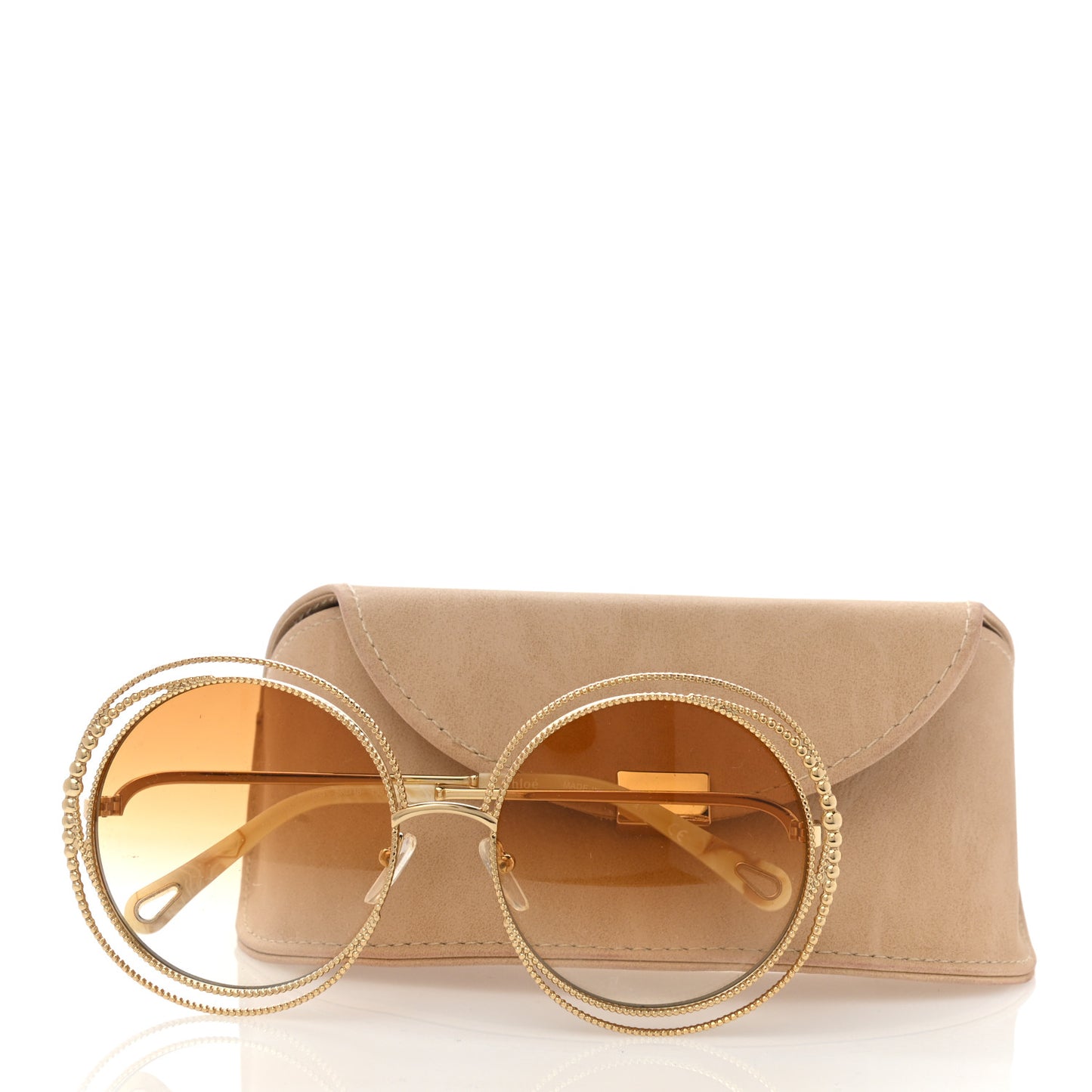 Oversized Round Carlina Oversized Round Sunglasses CE114SC Gold