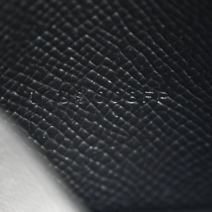 Hermes Epsom Monochrome Bearn Card Holder Wallet Black 7 of 8