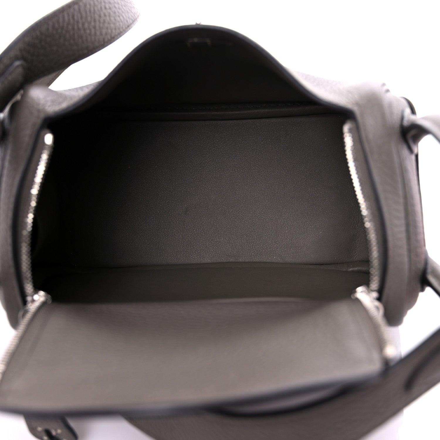 Hermes Taurillon Clemence Mini Lindy 20 Etain 5 of 16