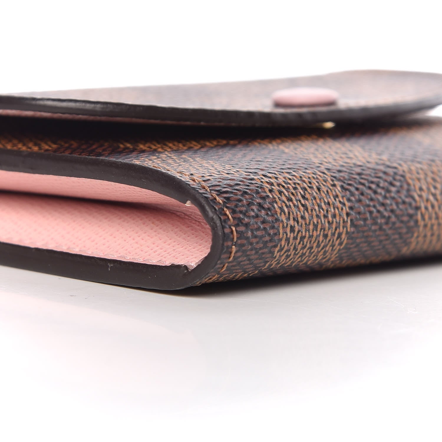 Louis Vuitton Damier Ebene Rosalie Coin Purse Rose Ballerine 7 of 10
