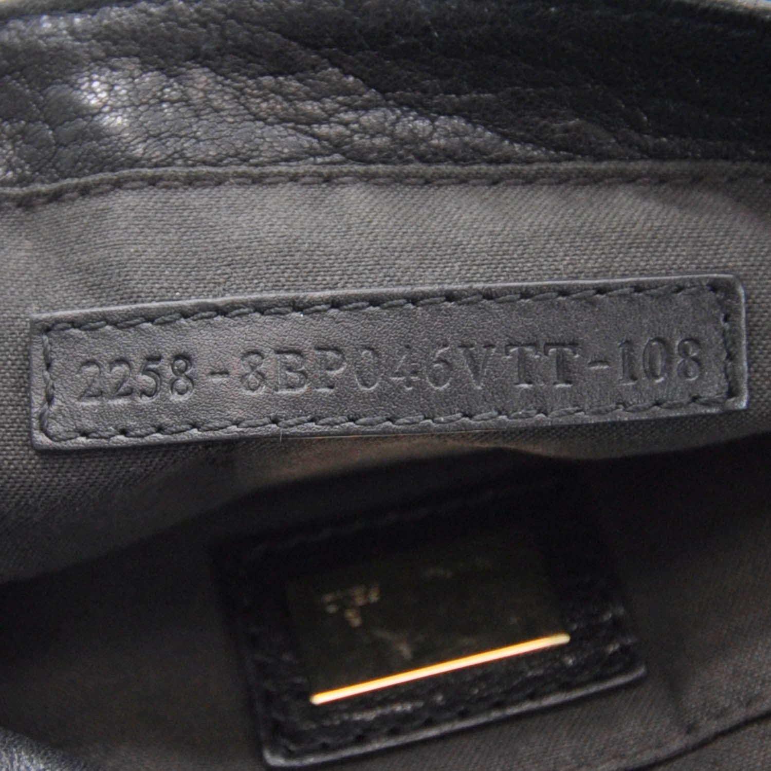 Fendi Crinkled Lambskin Mia Pochette Black 6 of 7