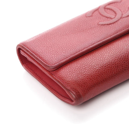 Chanel Caviar Timeless CC Large Flap Wallet Red 18 of 18