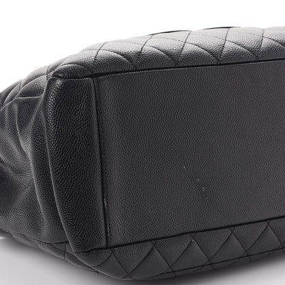 Chanel Caviar Quilted Grand Shopping Tote GST Black 12 of 14