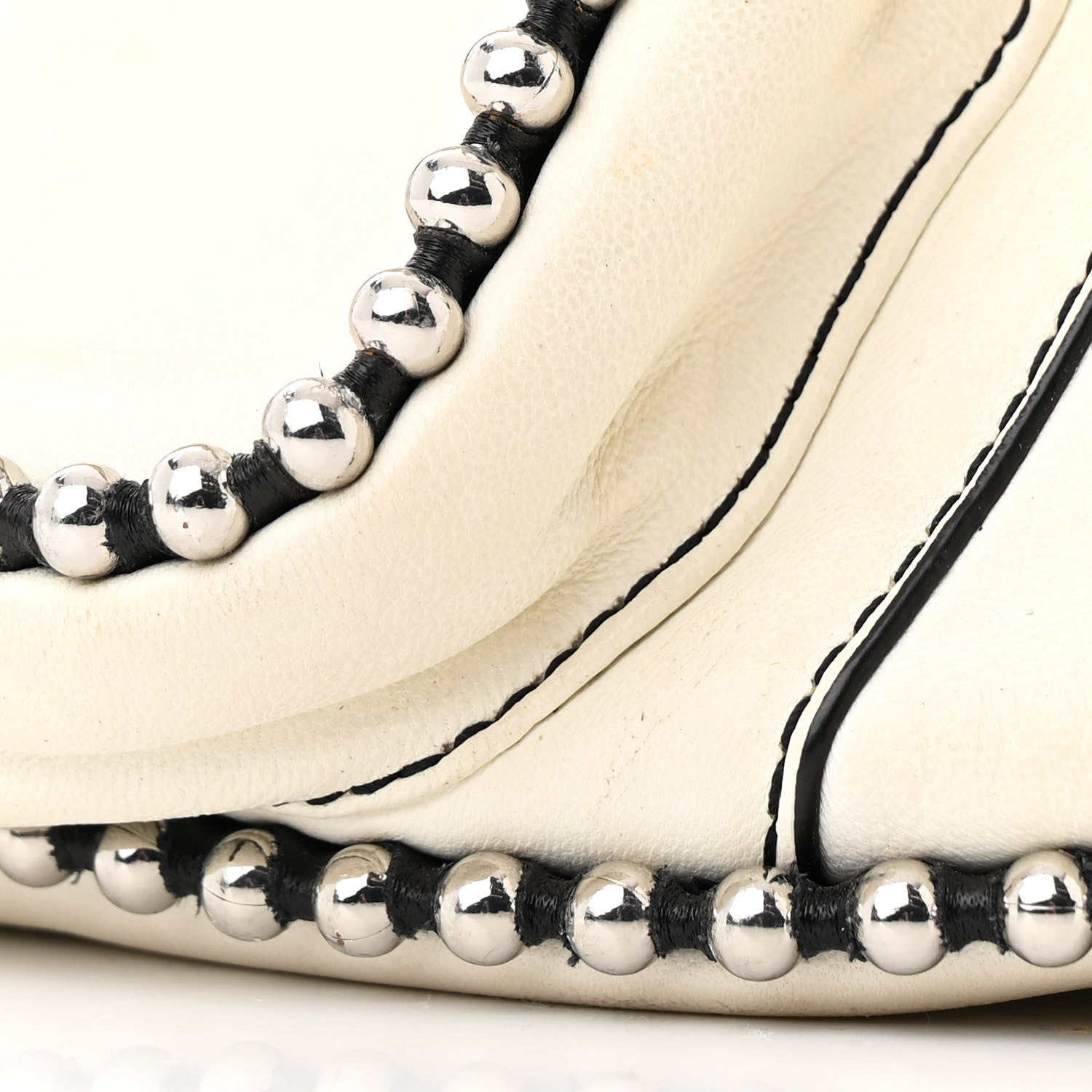 Alexander Wang Lambskin Attica Studded Belt Bag White 9 of 12