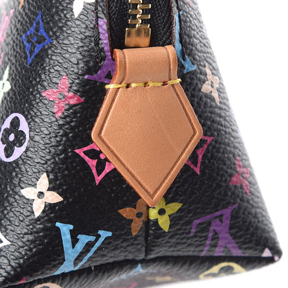 Louis Vuitton Monogram Multicolor Cosmetic Pouch Black Grenade 9 of 10