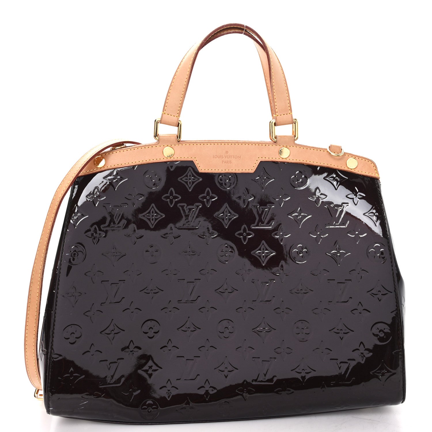 Louis Vuitton Vernis Brea GM Amarante 7 of 9