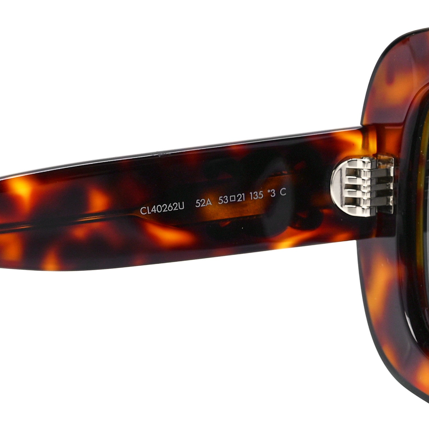 Celine Acetate Triomphe 01 Sunglasses CL40262U Tortoise 5 of 7