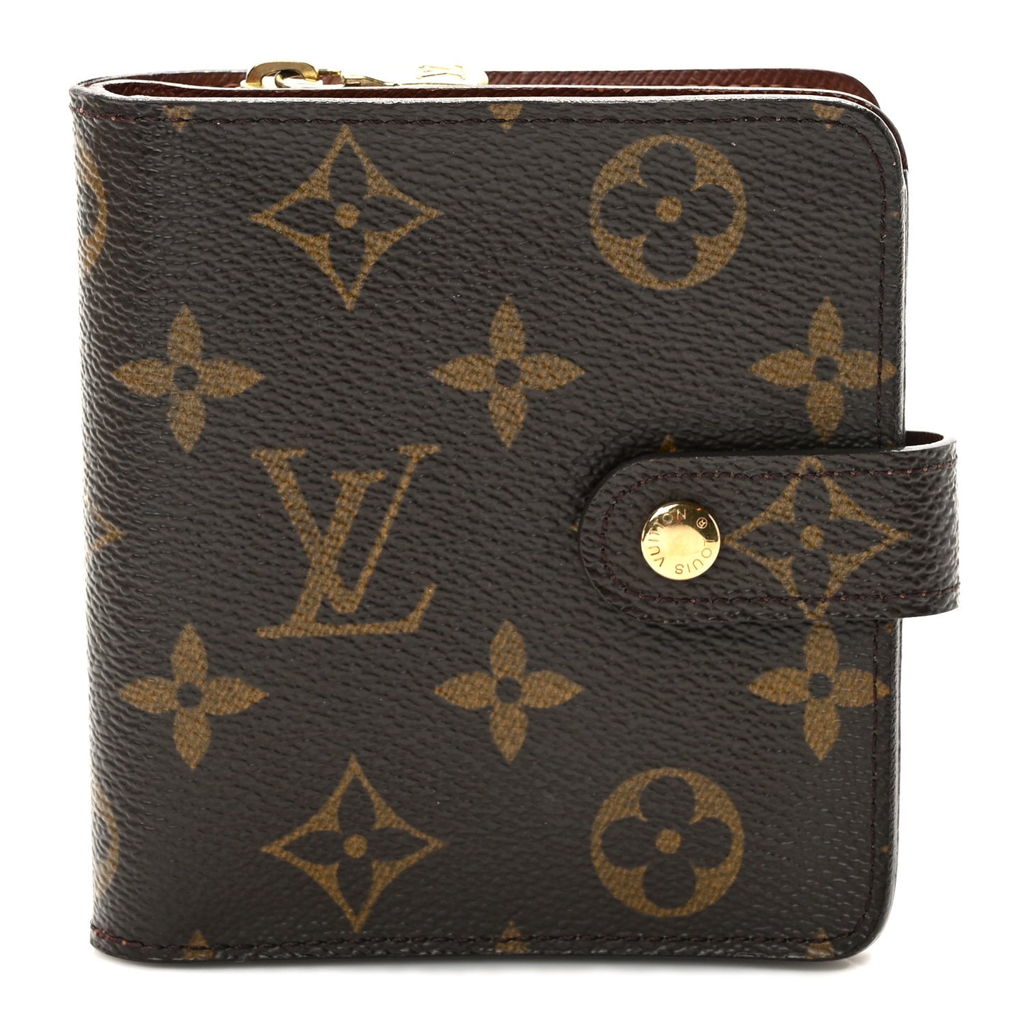 Monogram Compact Zippe Zipped Wallet