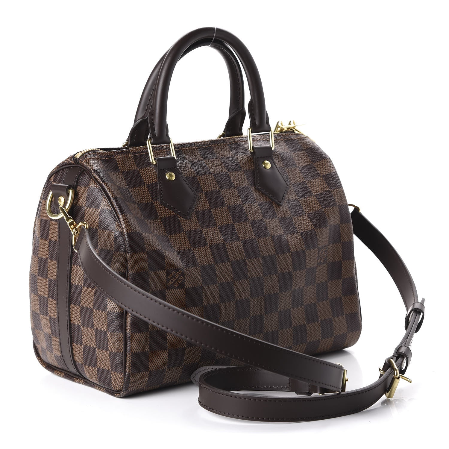 Louis Vuitton Damier Ebene Speedy Bandouliere 25 3 of 10