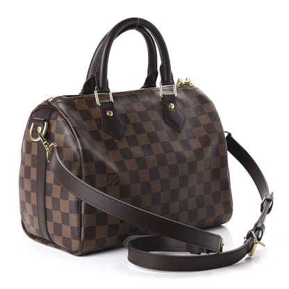 Louis Vuitton Damier Ebene Speedy Bandouliere 25 3 of 10