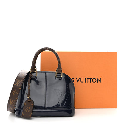 Louis Vuitton Patent Monogram Alma BB Marine 11 of 11