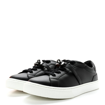 Hermes Calfskin Day Sneakers 38 Black 3 of 9