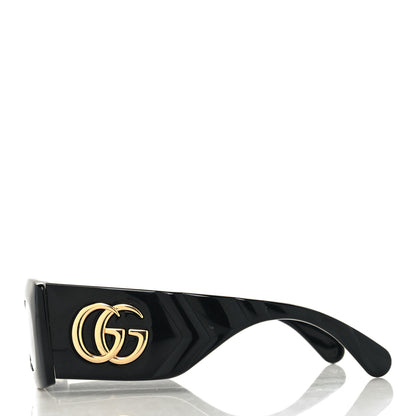 Gucci Acetate Rectangular Sunglasses GG0811S Black 3 of 9