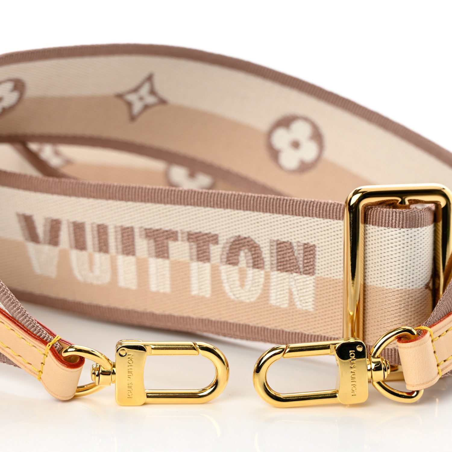 Louis Vuitton Jacquard Speedy Bandouliere 20 Shoulder Strap Beige 3 of 4