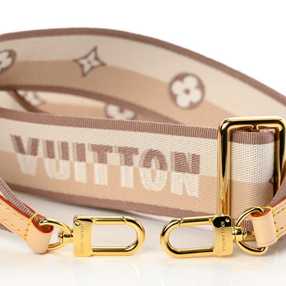 Louis Vuitton Jacquard Speedy Bandouliere 20 Shoulder Strap Beige 3 of 4