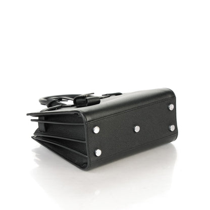 Saint Laurent Grained Calfskin Nano Sac De Jour Black 4 of 6