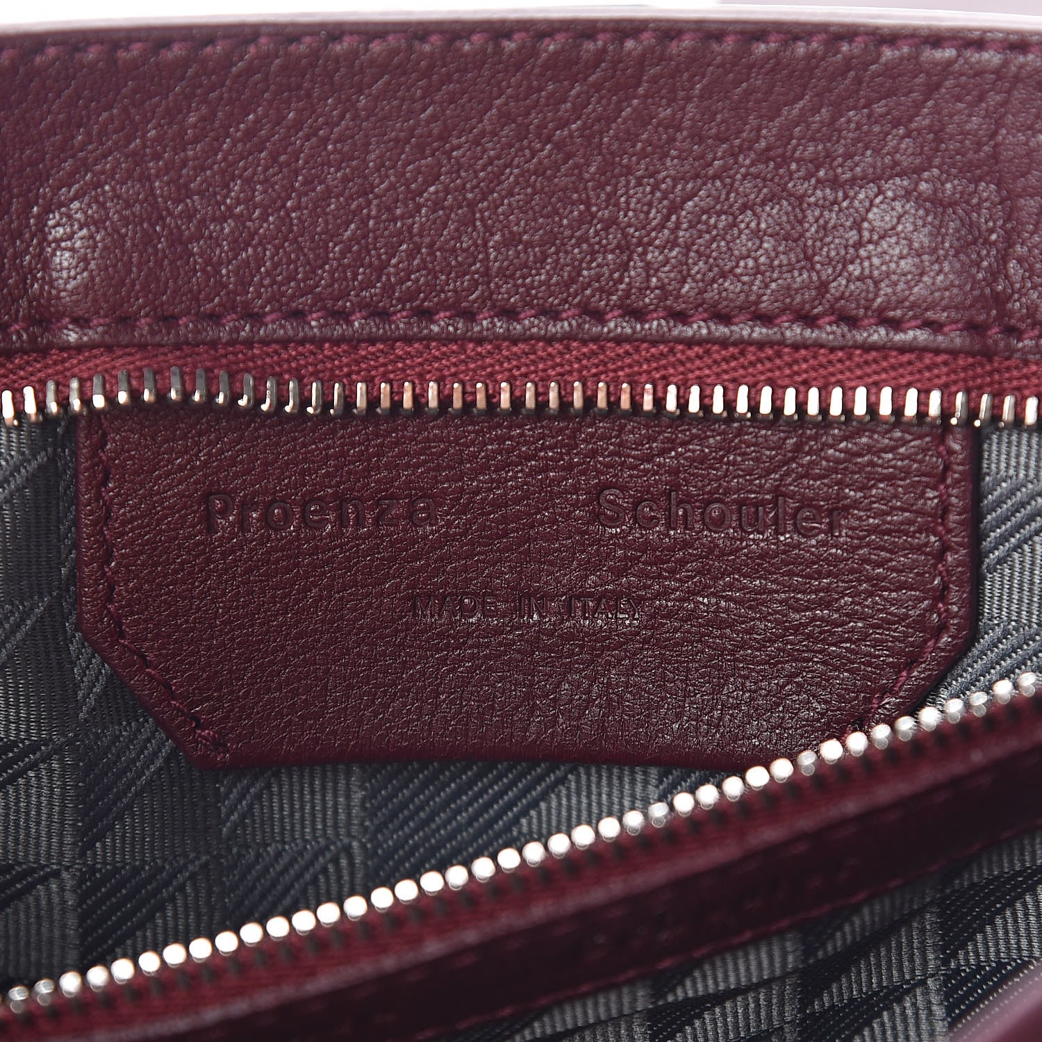 Proenza Schouler Lambskin Tiny PS1 Satchel Oxblood 7 of 14