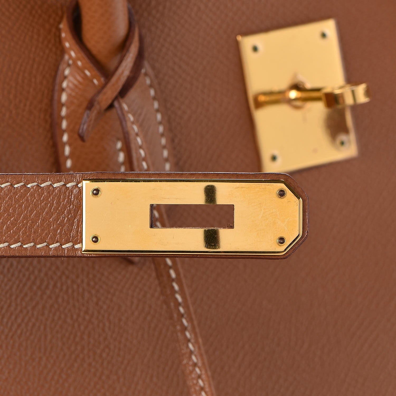 Hermes Courchevel Birkin 35 Gold 11 of 39