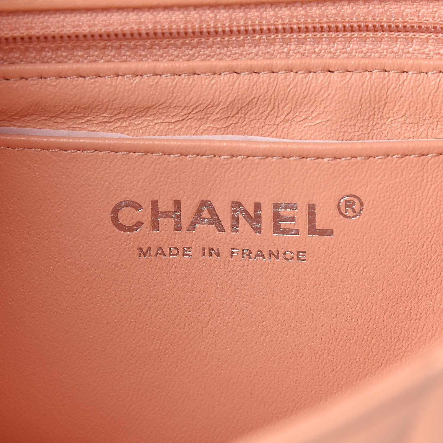 Chanel Lambskin Quilted Mini Rectangular Flap Light Pink 6 of 12