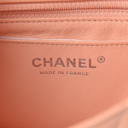 Chanel Lambskin Quilted Mini Rectangular Flap Light Pink 6 of 12