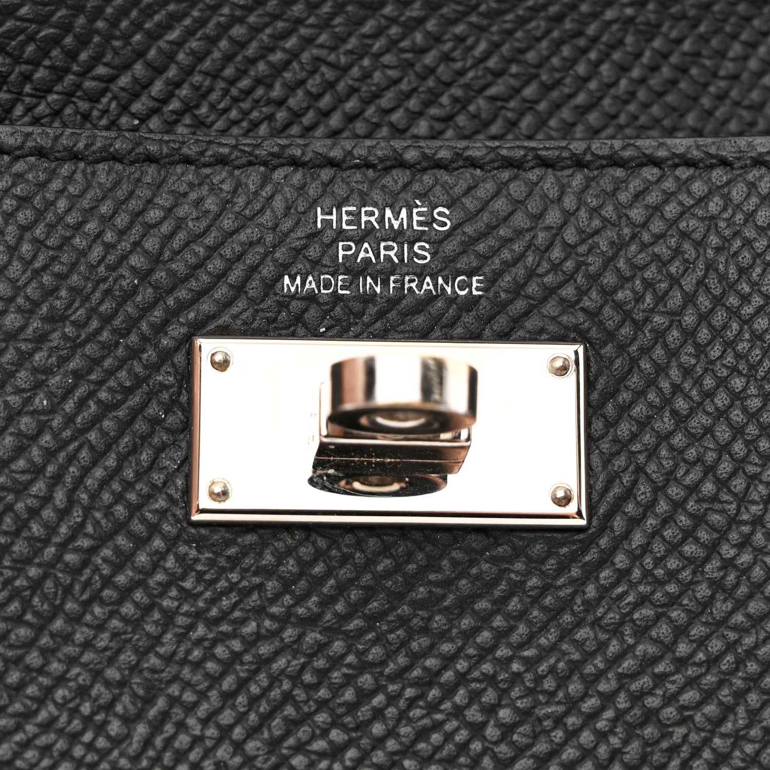 Hermes Epsom Kelly Pocket Compact Wallet Black 5 of 6