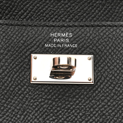 Hermes Epsom Kelly Pocket Compact Wallet Black 5 of 6