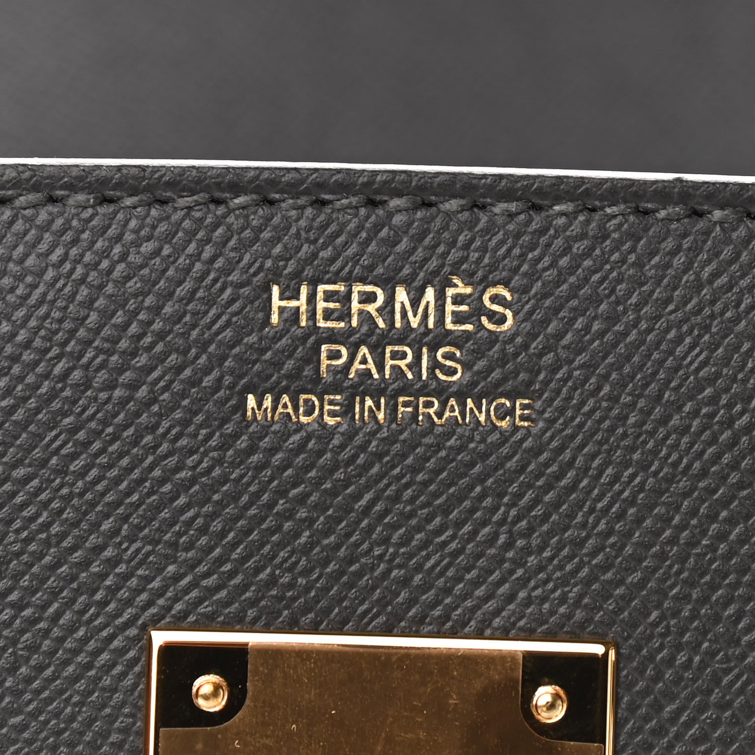 Hermes Grained Monsieur Birkin Sellier 30 Graphite 6 of 10