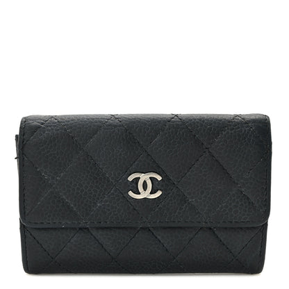 Chanel Caviar Quilted Flap Card Holder Black 1 of 11