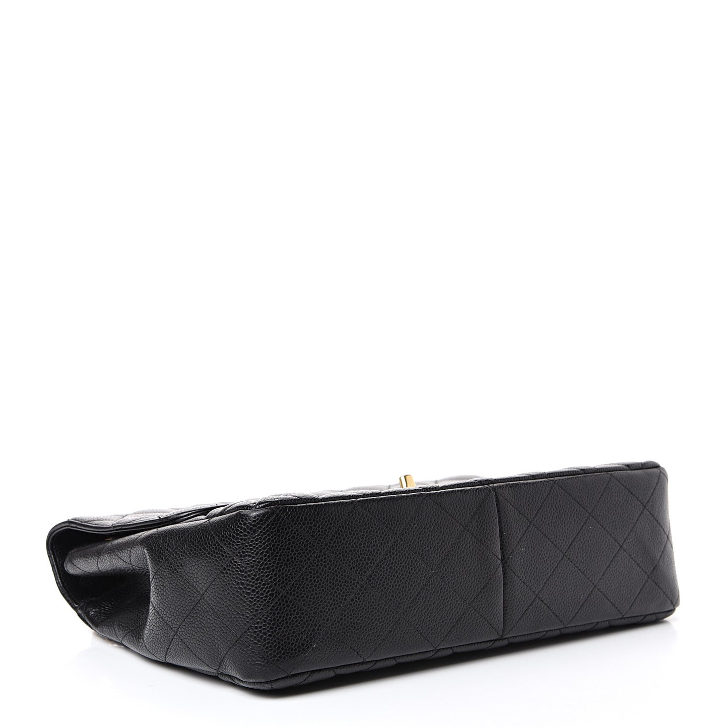 Caviar Quilted Jumbo Single Flap Black