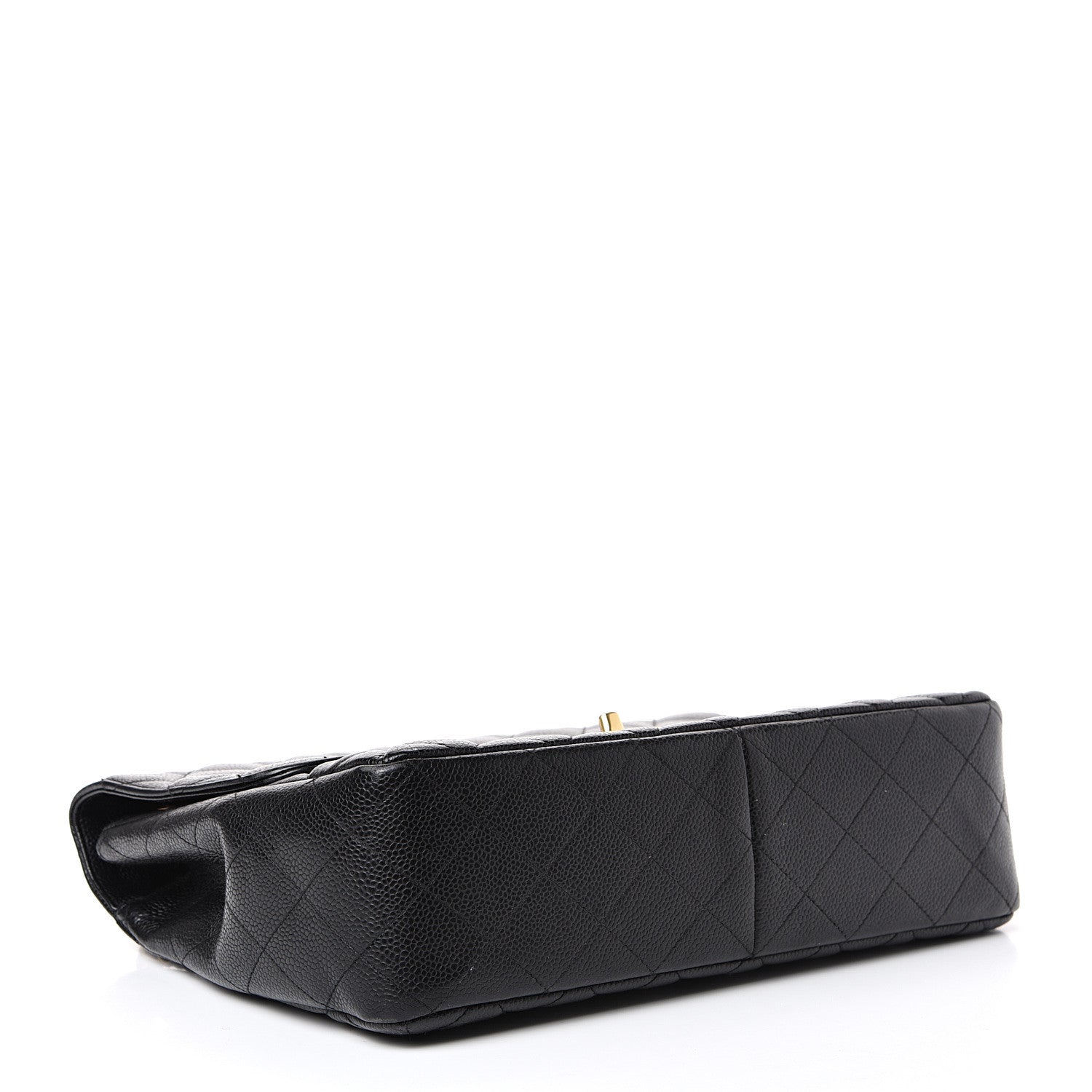 Chanel Caviar Quilted Jumbo Single Flap Black 3 of 13