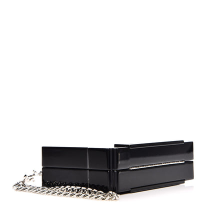 Chanel Lucite Cassette Clutch Black 5 of 8