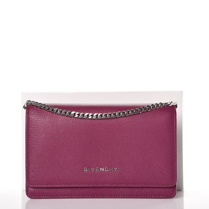Givenchy Sugar Goatskin Pandora Chain Wallet Orchid Purple 9 of 9