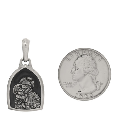 David Yurman Sterling Silver St. Anthony Amulet Pendant 2 of 3