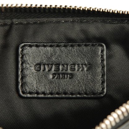 Givenchy Textured Coated Canvas Rottweiler Print Small Cosmetic Pouch Black 6 of 8
