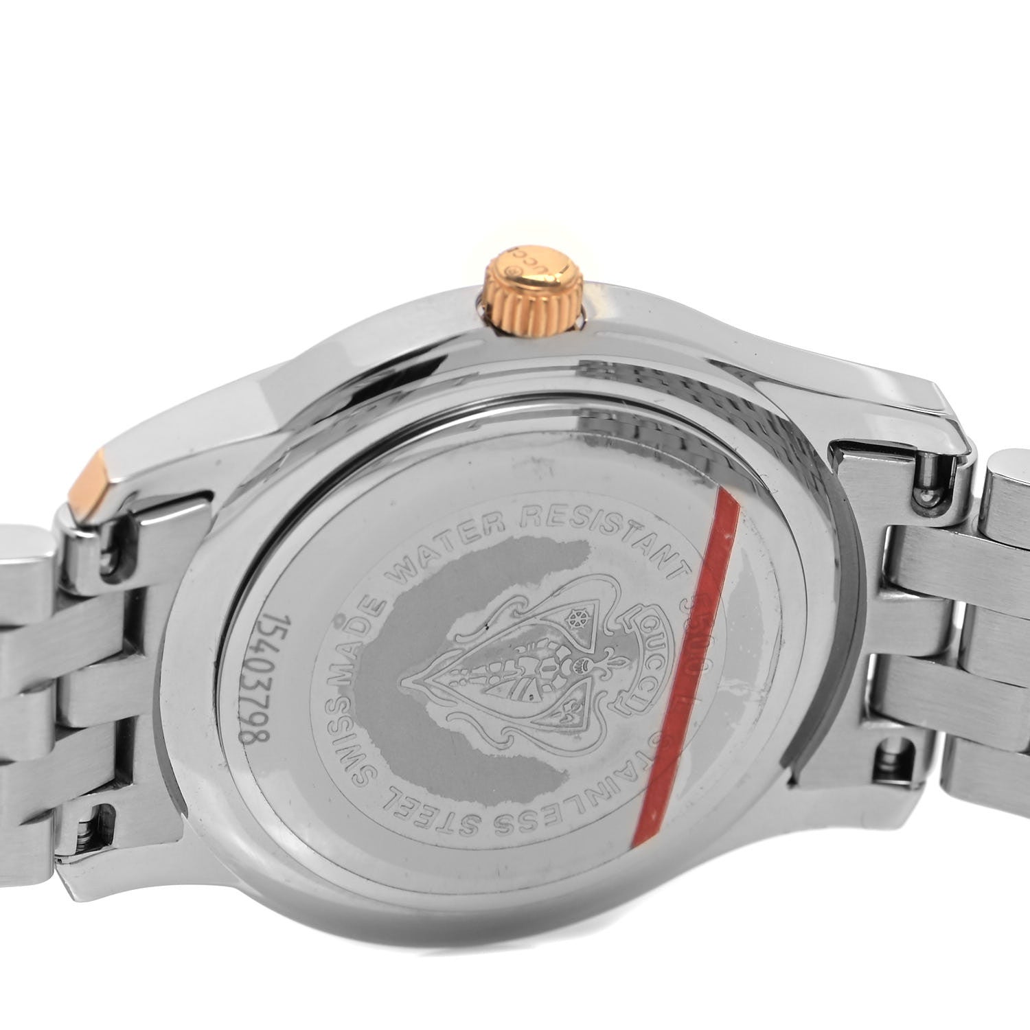 Gucci Stainless Steel 27mm 5500L Two Tone Quartz Watch Black 4 of 4