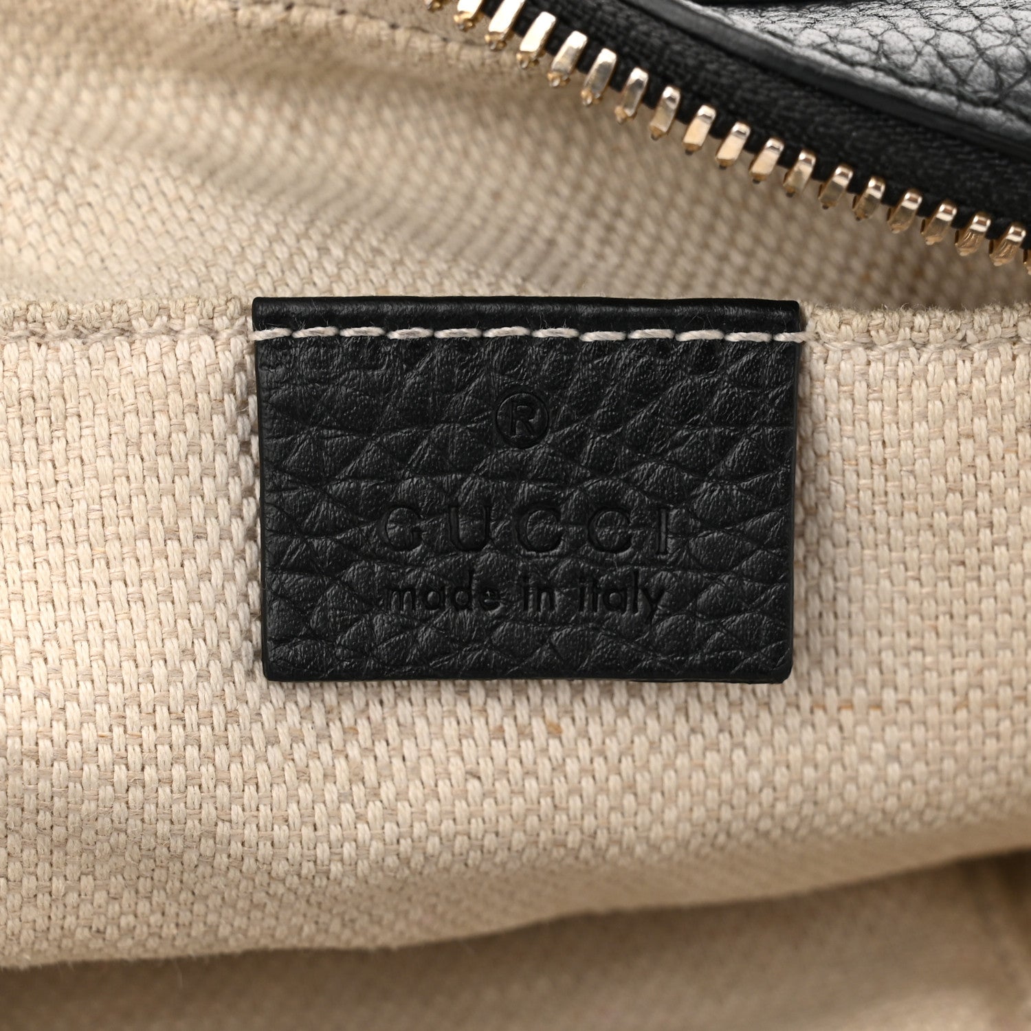 Gucci Pebbled Calfskin Small Soho Disco Bag Black 6 of 11